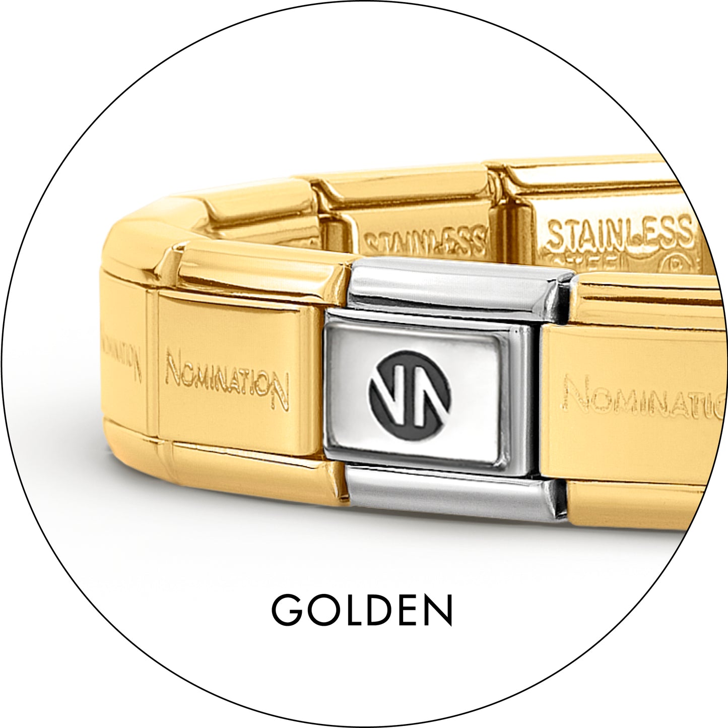 Nomination Composable Golden Classic Starter Bracelet 530301SI/008