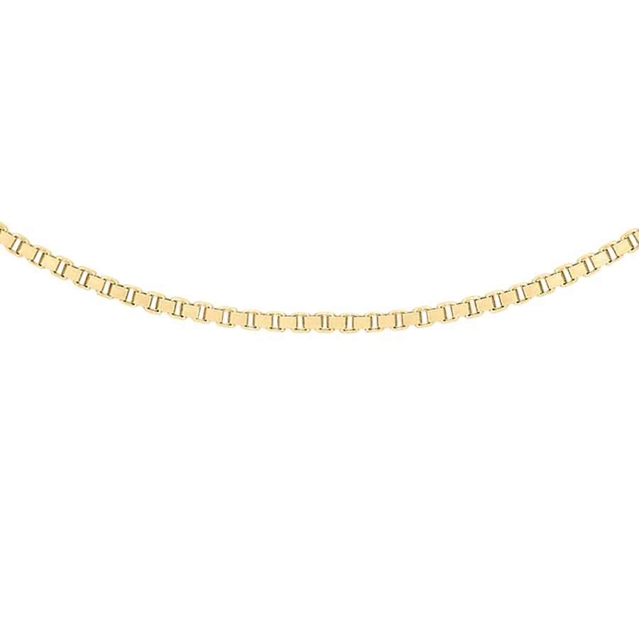18ct Yellow Gold Adjustable Boxlink Chain 18-20"