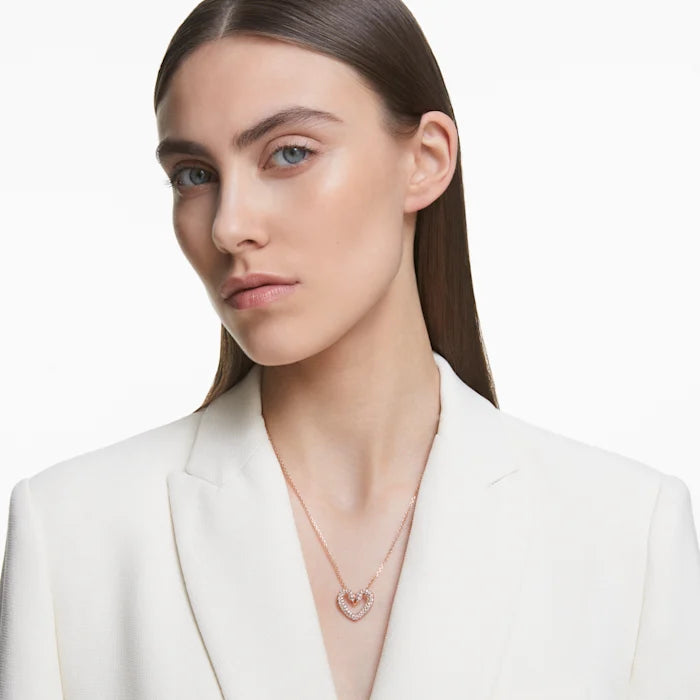 Swarovski Una Small Heart Pendant Necklace 5628657