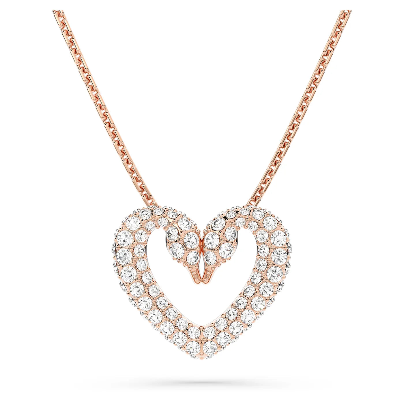 Swarovski Una Small Heart Pendant Necklace 5628657 – Judith Hart 