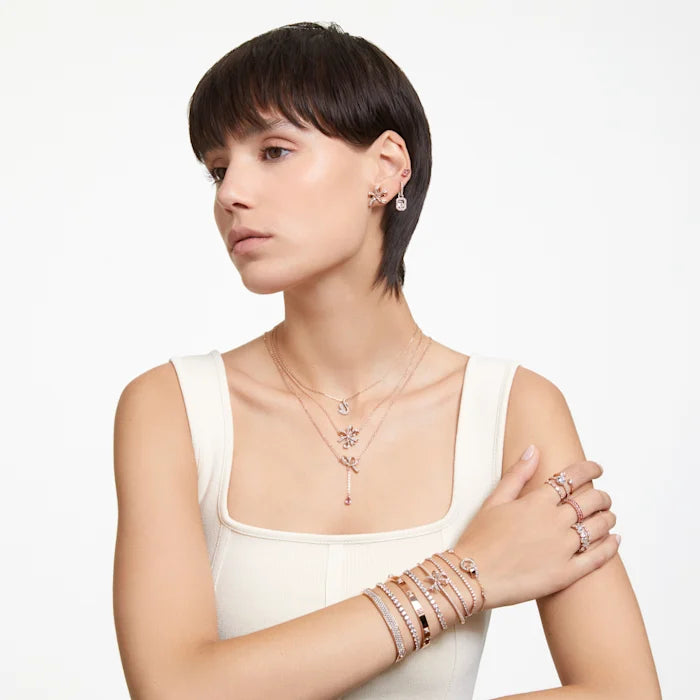 Swarovski Rose Gold Plated Dextera Bangle 5655627