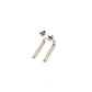 Pre-Owned 18ct White Gold 0.24ct Diamond Stick Drop Earrings