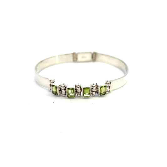 Pre-Owned Green Crystal Bangle