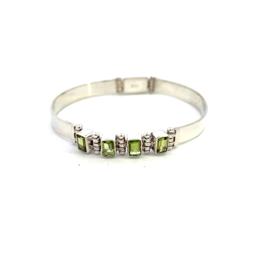 Pre-Owned Green Crystal Bangle