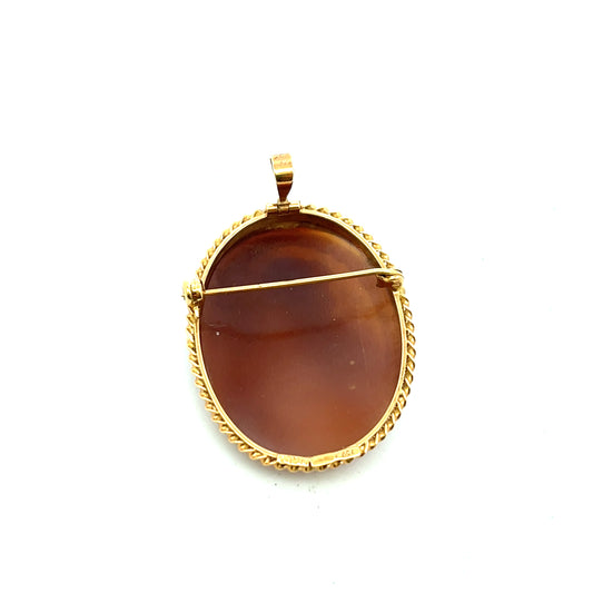 Pre-Owned Bimonte Studio Cameo Brooch