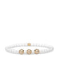 Bering Ceramic Pearl and Cubic Zirconia Bracelet 607-5217-X0