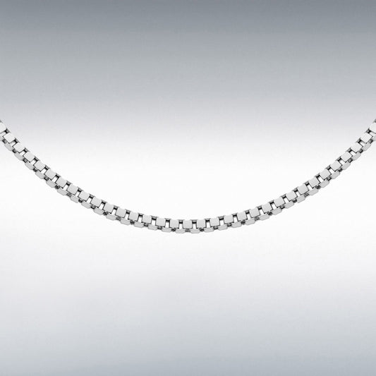 Sterling Silver 18-20" Adjustable Box Chain