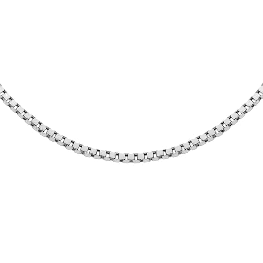 Sterling Silver Adjustable Box Chain 16-18"