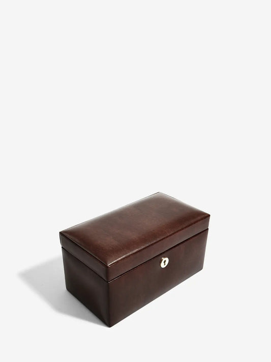 Dulwich Windsor Chestnut Brown Three Watch Box