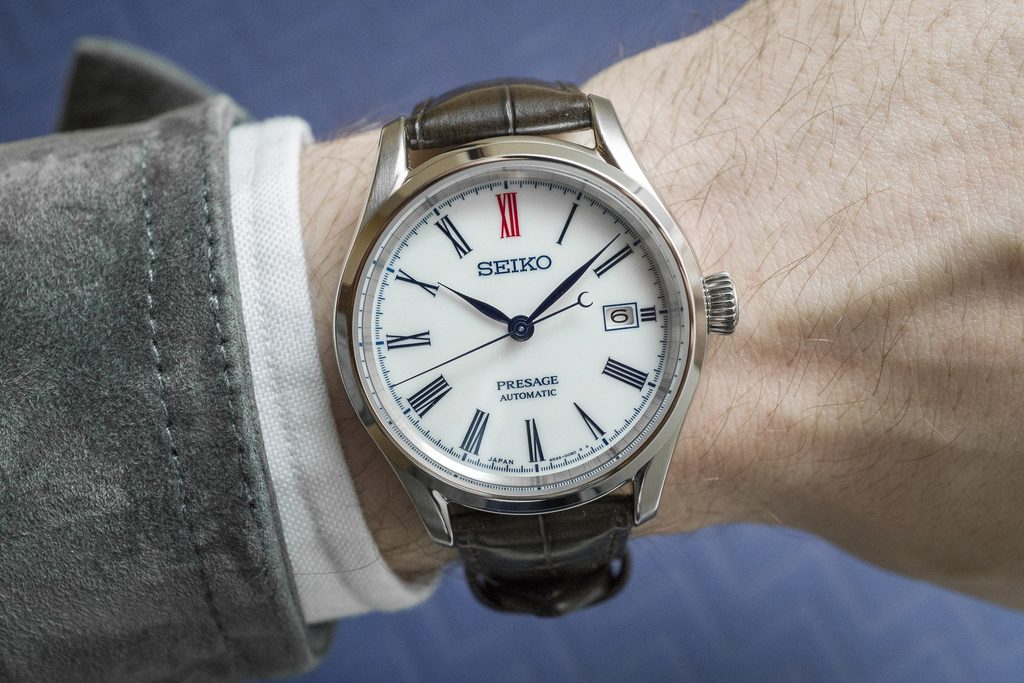 Seiko Presage Watch Arita Porcelain Dial SPB095J1