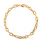 9ct Solid Yellow Gold Bracelet 19cm