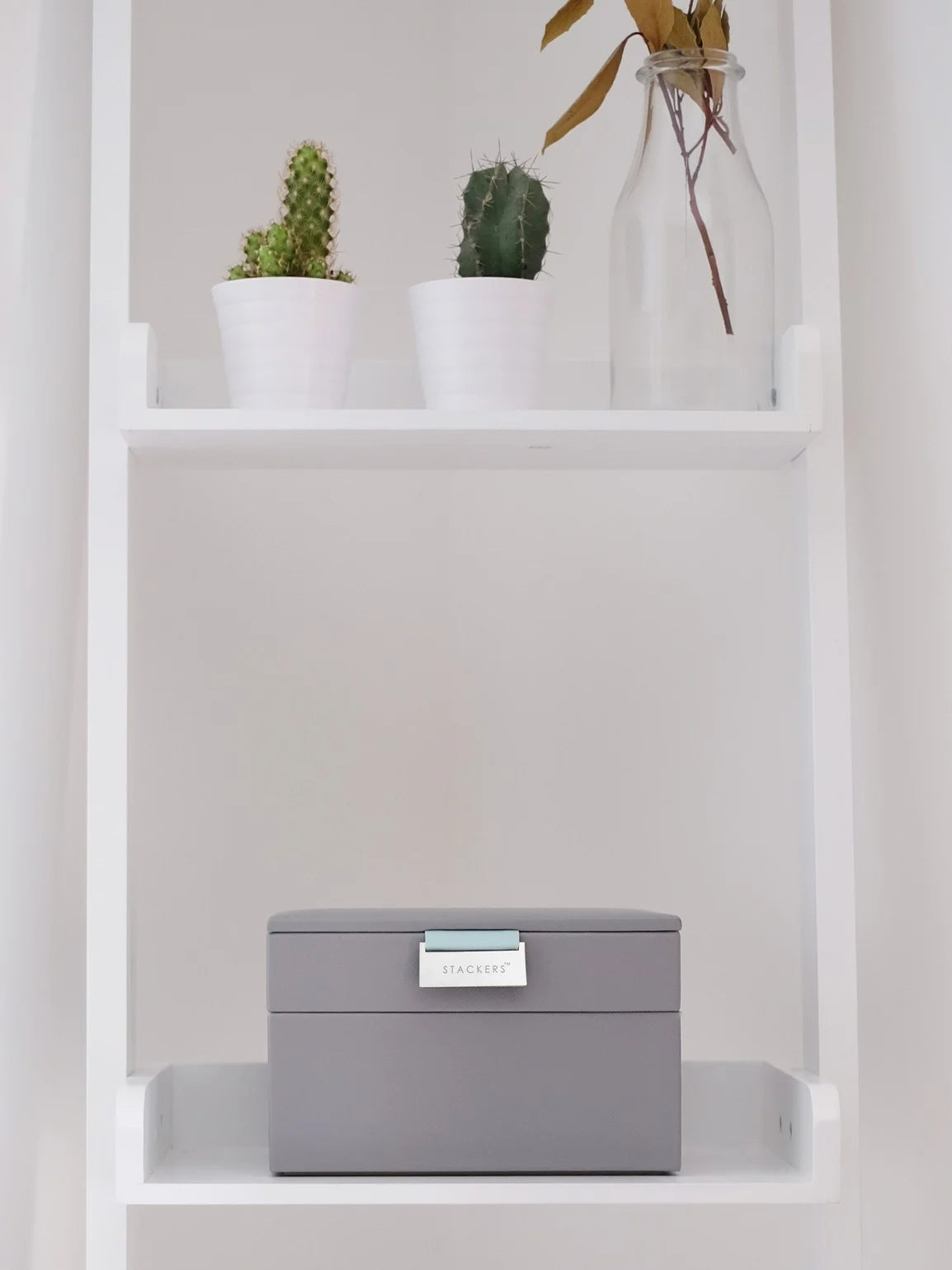 Stackers Dove Grey Mint Mini Set Jewellery Box