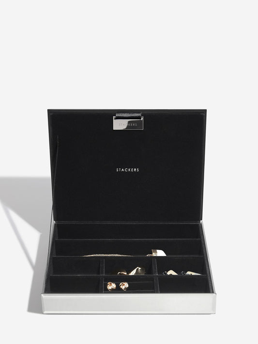 Stackers Glass Pink Ombre Lid Jewellery Box