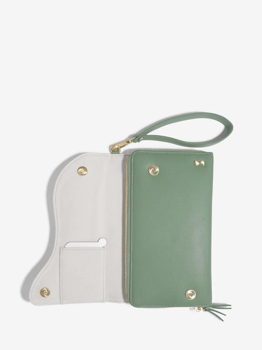 Stackers Seafoam Wave Green Jewellery Roll