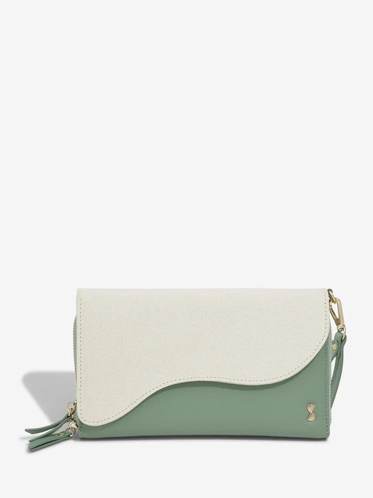 Stackers Seafoam Wave Green Jewellery Roll