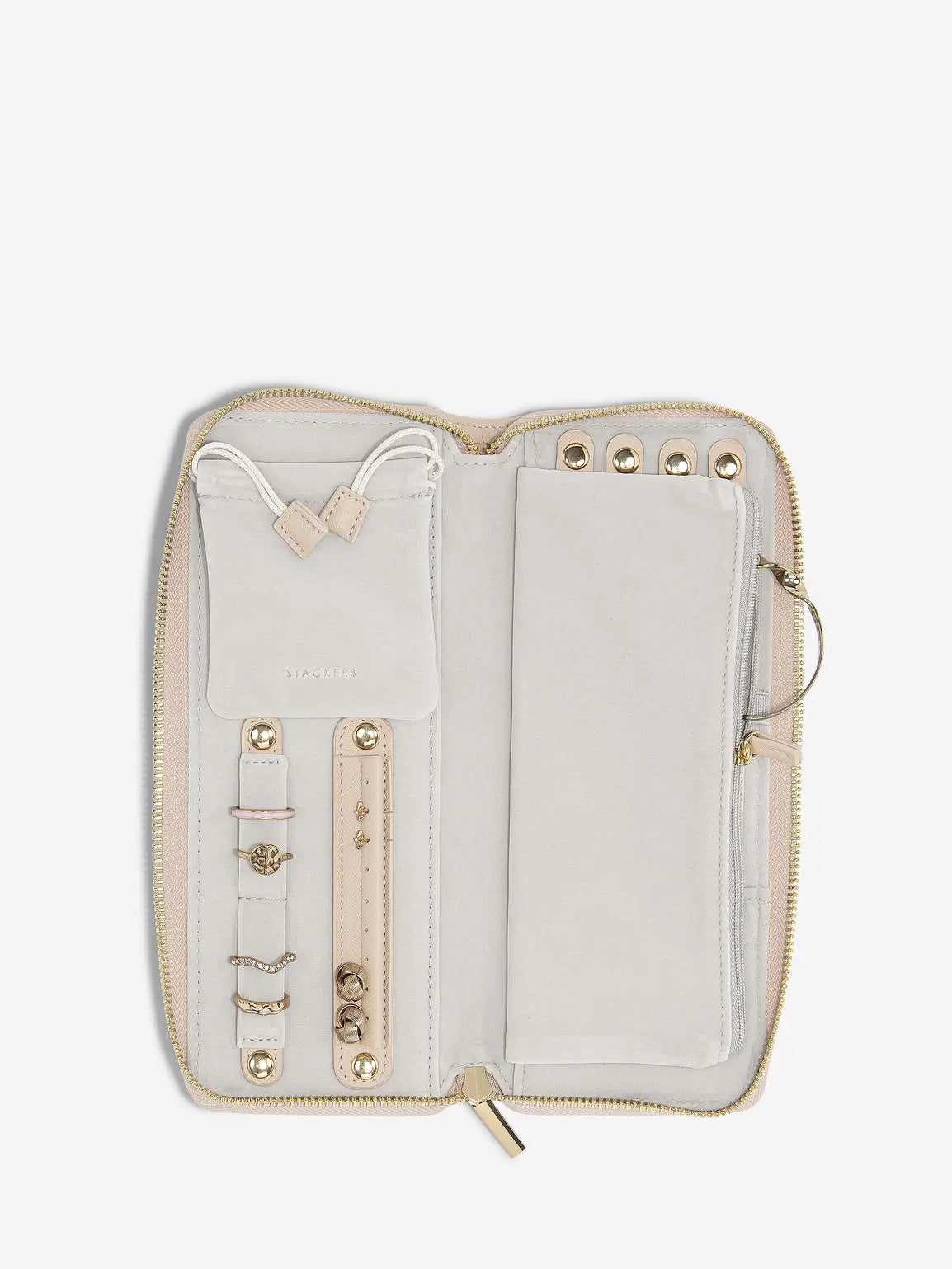 Stackers Blush Woven Jewellery Roll