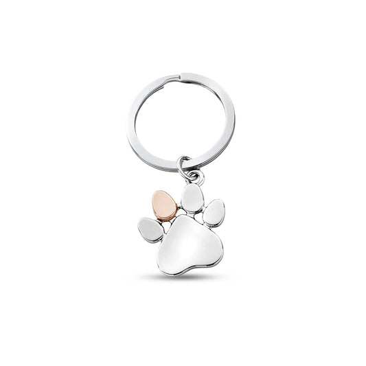 Clogau Paw Print Key Ring 7PMH890