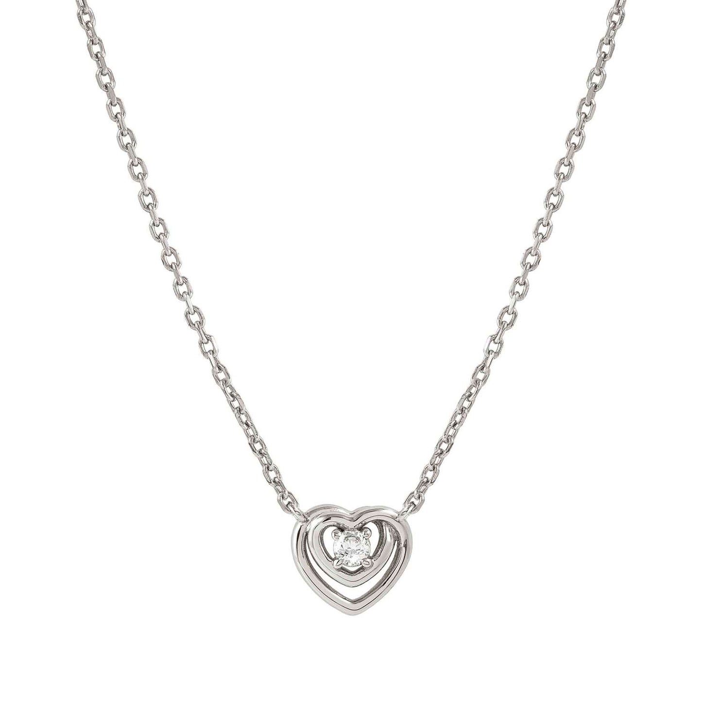 Nomination Cosmiclove Heart Cubic Zirconia Necklace 241706/004