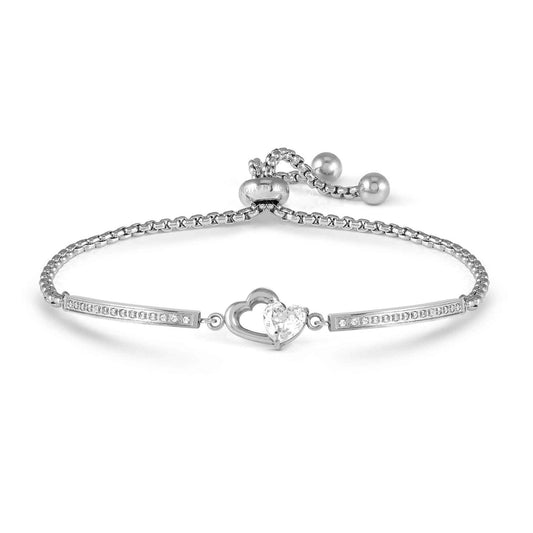 Nomination Milleluci Refined Stainless Steel Heart Bracelet 028019/022