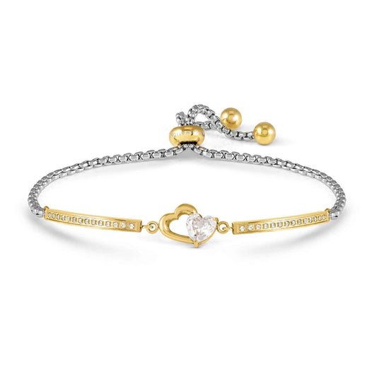 Nomination Milleluci Refined Yellow Gold PVD Heart Bracelet 028021/022