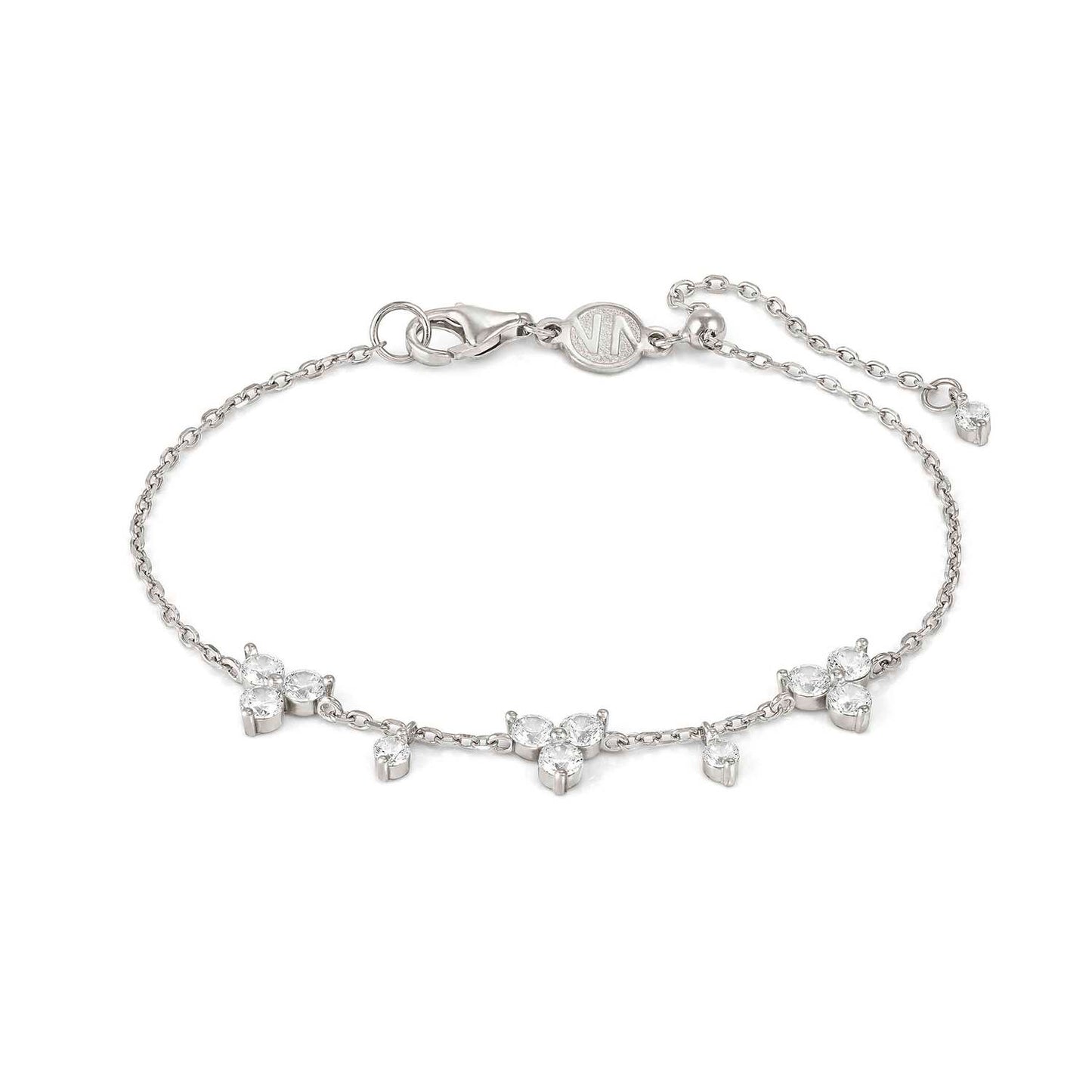 Nomination Life Bouquet Sterling Silver Cubic Zirconia Bracelet 242504/010