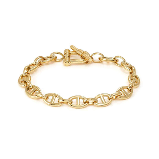 Nomination Ecclettica Navy Yellow Gold PVD Bracelet Large 134303/012