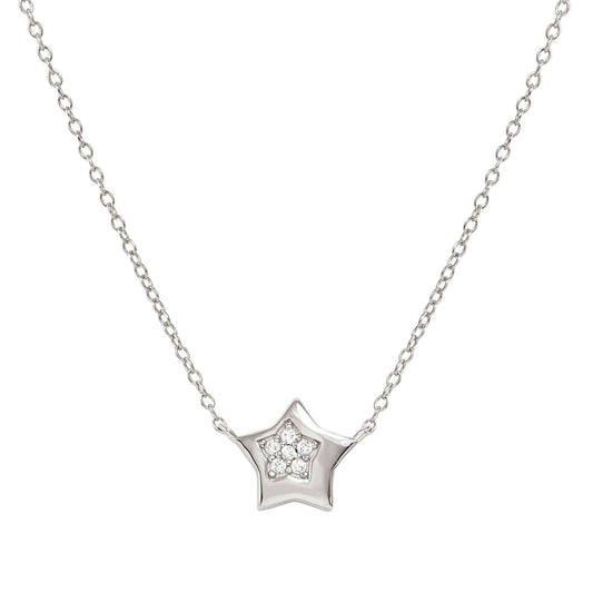 Nomination Petit Sparkle Sterling Silver Cubic Zirconia Star Necklace 242303/007