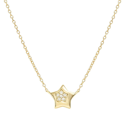 Nomination Petit Sparkle Yellow Gold Plated Cubic Zirconia Star Necklace 242303/009