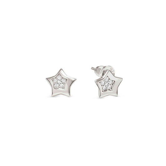 Nomination Petit Sparkle Sterling Silver Star Stud Earrings 242304/007