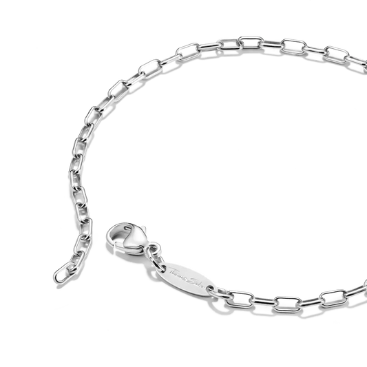 Thomas Sabo Sterling Silver Paperclip Bracelet 19cms A2206-001-21