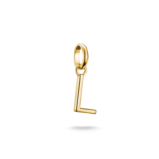Thomas Sabo Connect Sterling Silver Gold Plated Initial L Charm CC1218-413-39