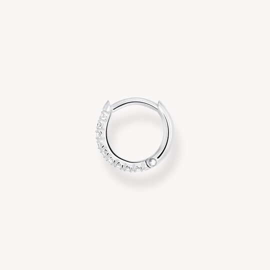 Thomas Sabo Sterling Silver Cubic Zirconia Hoop Earring Single CR658-051-14