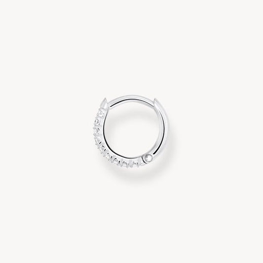 Thomas Sabo Sterling Silver Cubic Zirconia Hoop Earring Single CR658-051-14