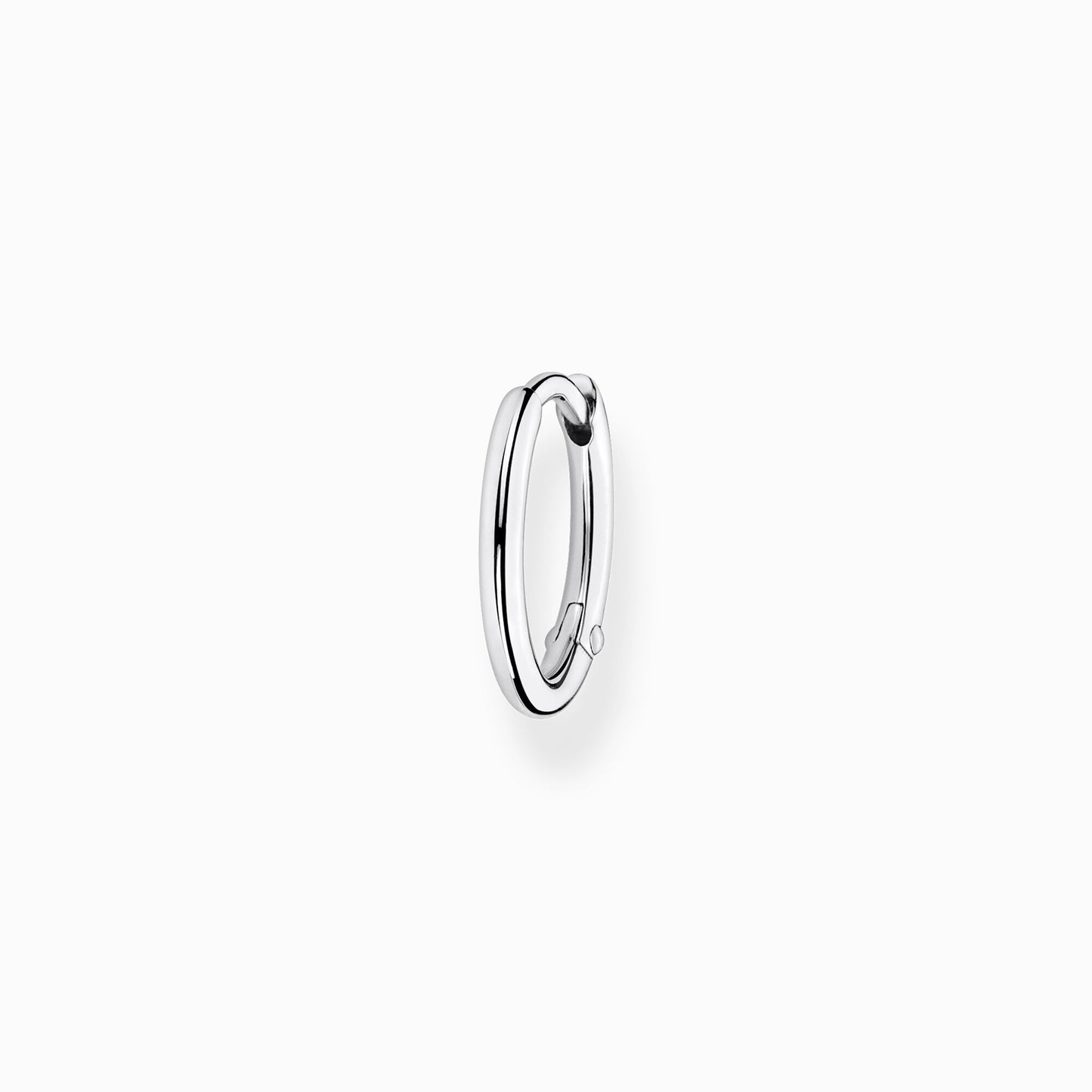 Single Silvr 15mm Hoop