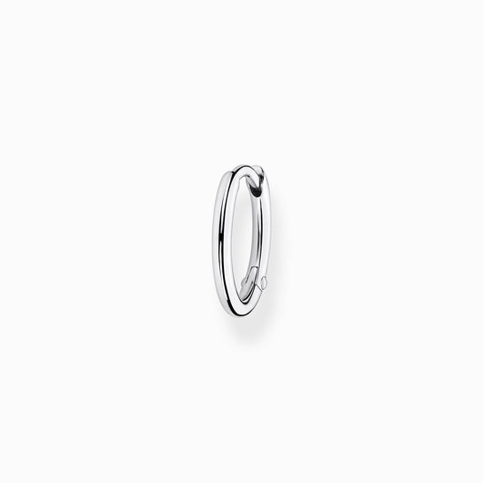 Single Silver 15mm Hoop