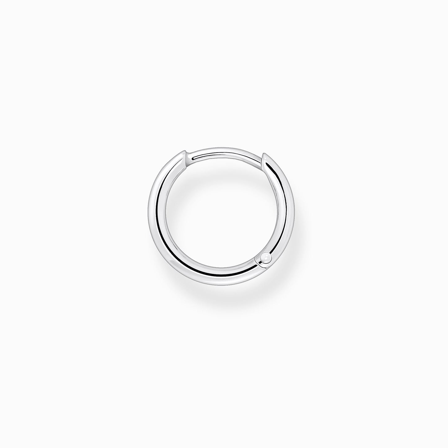 Single Silvr 15mm Hoop