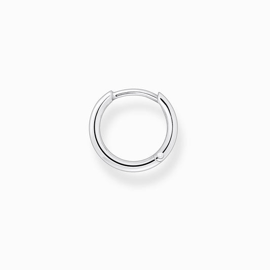 Single Silver 15mm Hoop
