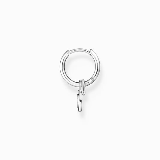 Thomas Sabo Sterling Silver Single Drop Cubic Zirconia Earring CR720-051-21