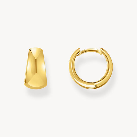 Thomas Sabo Yellow Gold Plated Hinged Hoop Earrings CR740-413-39