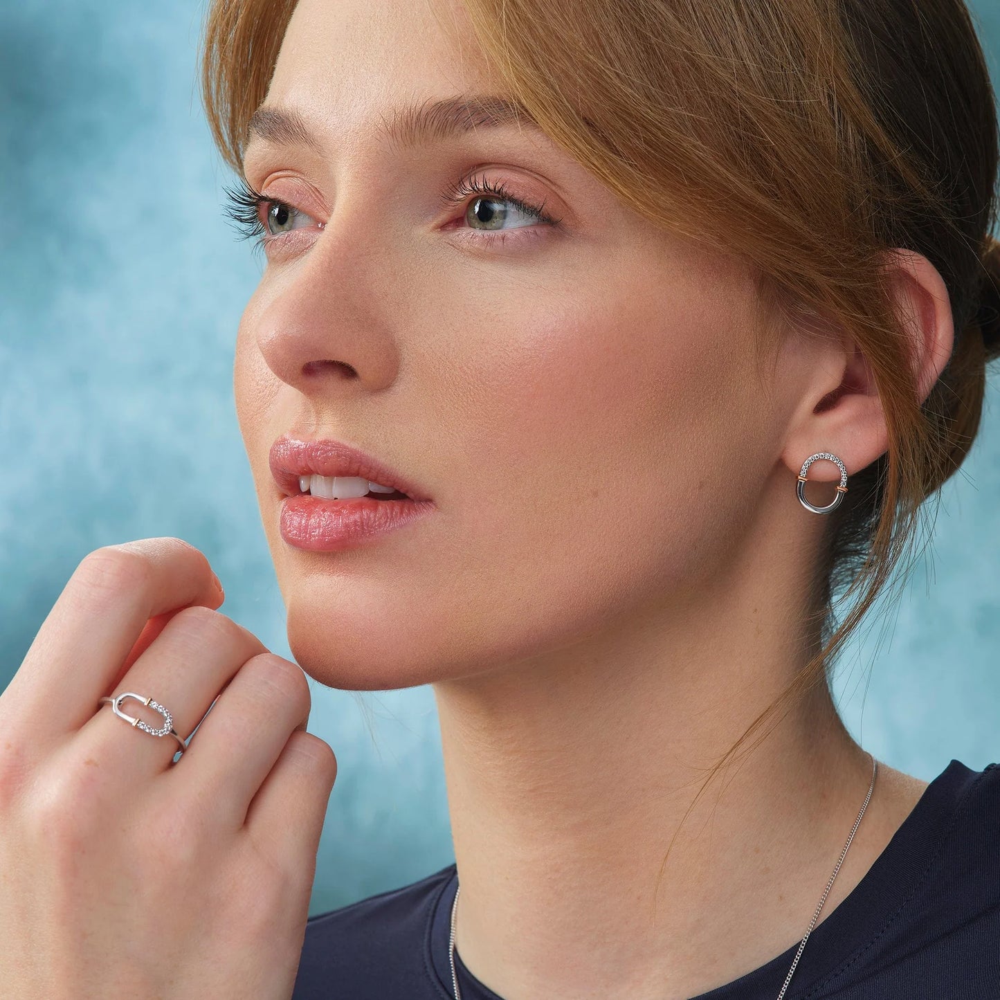 Clogau Connection White Topaz Stud Earrings 3SCRL0743