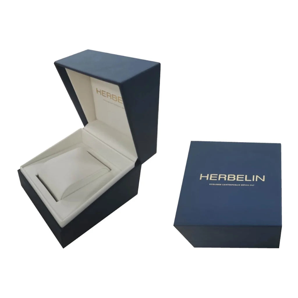Herbelin Art Deco Style Mini Tonneau Bracelet Watch 17438BT22
