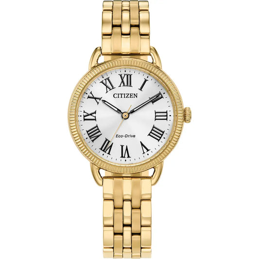 Citizen Classic Gold Plated Ladies Watch EM1052-51A