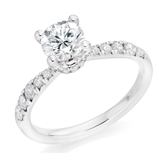 Platinum Brilliant Cut 1.25ct Diamond Ring