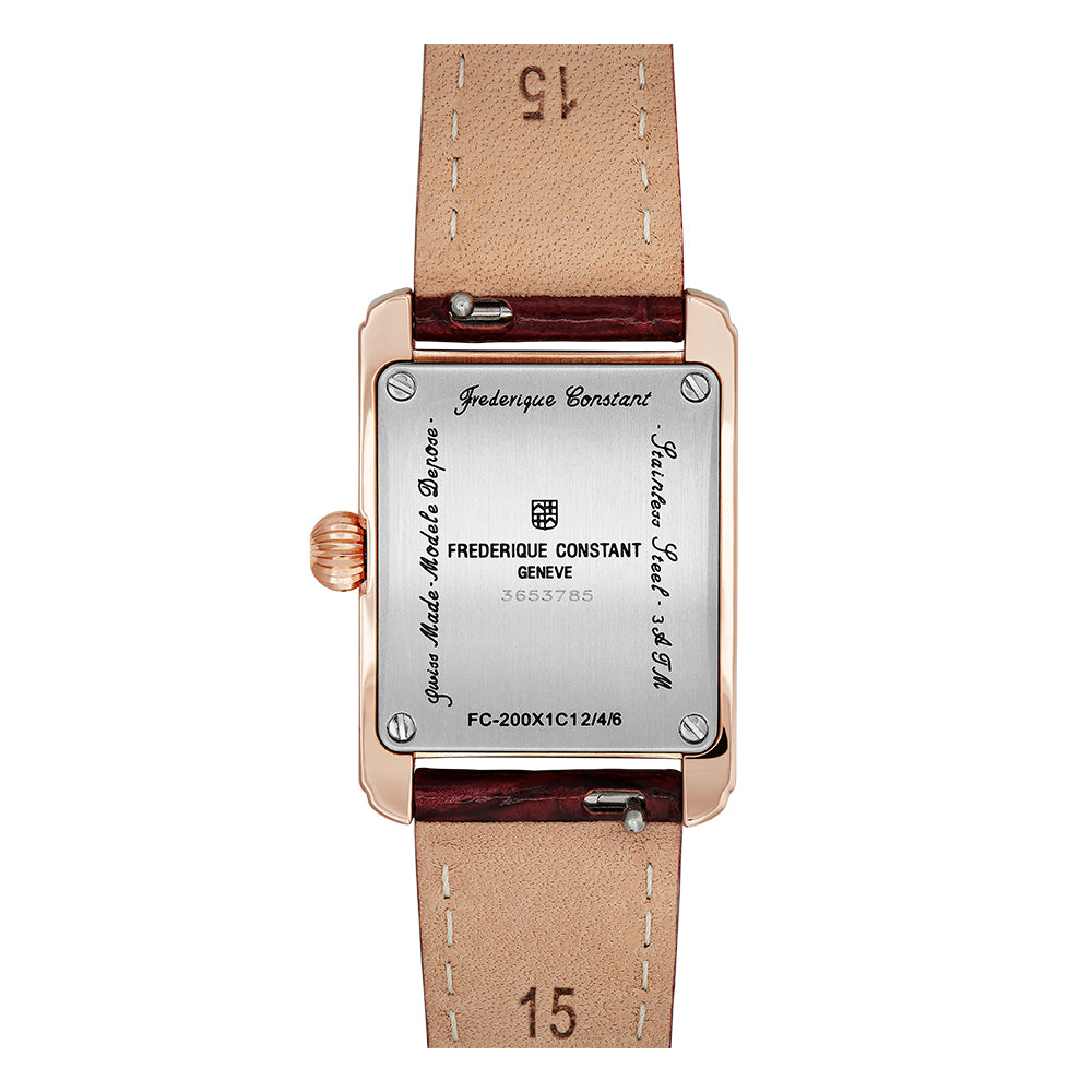 Frederique Constant Classic Carree 23mm Ladies Watch FC-200MC14