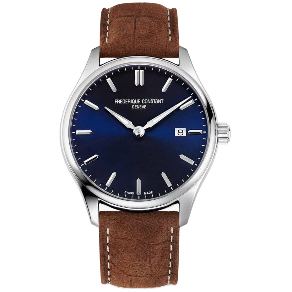 Frederique Constant Gents Classics Blue Dial Watch FC-220NS5B6