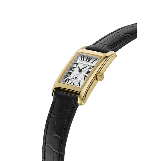 Frederique Constant Carrée Small Seconds Strap Watch FC-235S2C5
