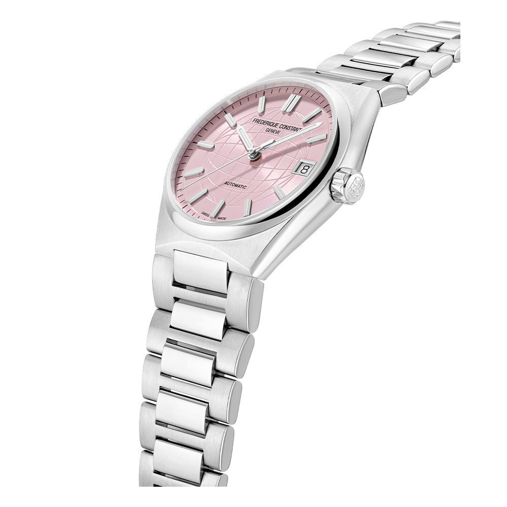 Frederique Constant Ladies Automatic Pink Highlife Watch FC-303LP2NH6B