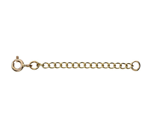 9ct Yellow Gold Curb Extender Chain 5cm