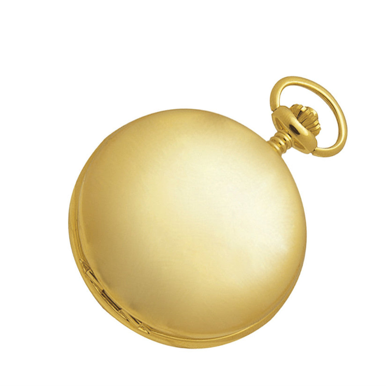 Yellow Gold Plated Woodford Sunburst Dial Full Hunter Mechanical Pocket Watch and Chain