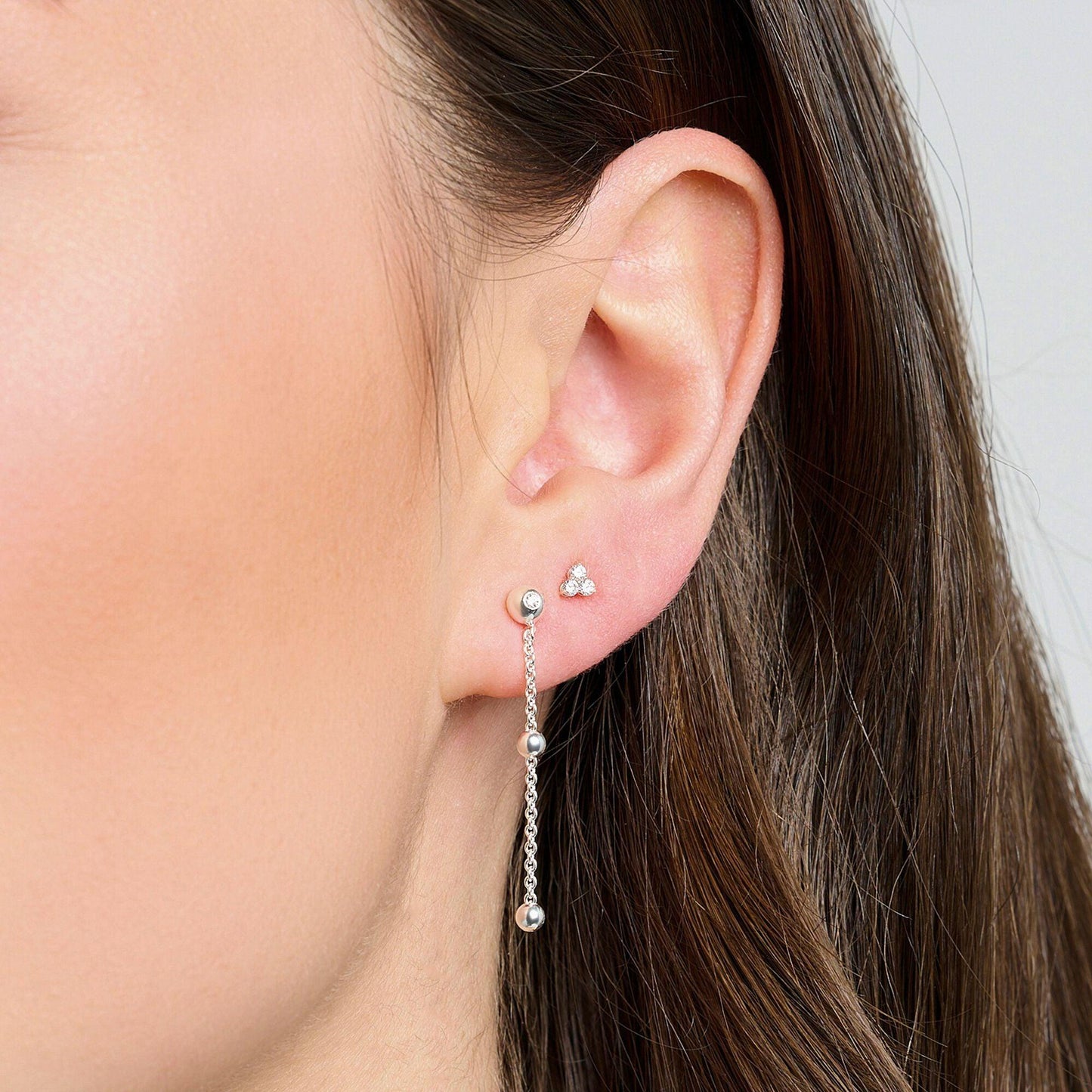 Thomas Sabo Sterling Silver Cubic Zirconia Single Stud Earring H2138-051-14